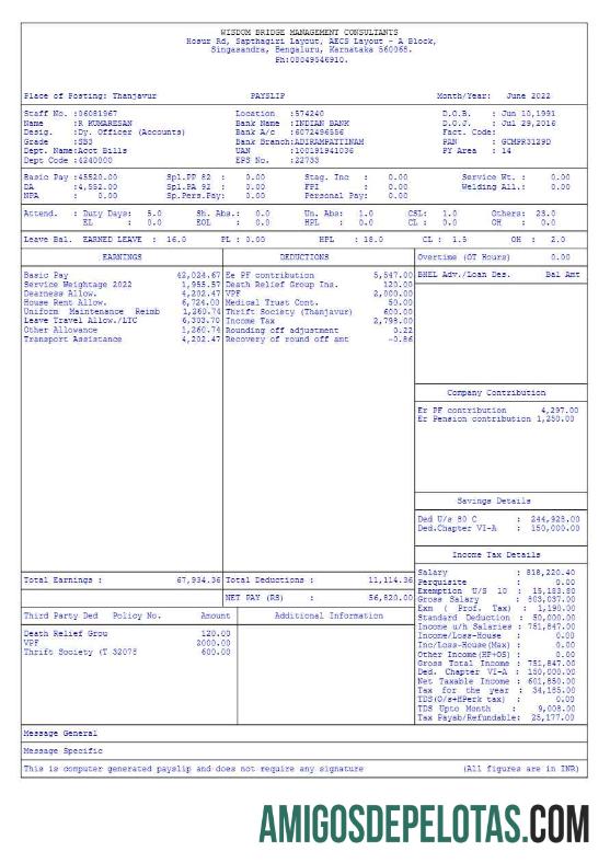 Em branco Modelo de recibo de pagamento de consultores de gerenciamento Wisdom Bridge em formatos Word e PDF.pdf, 4